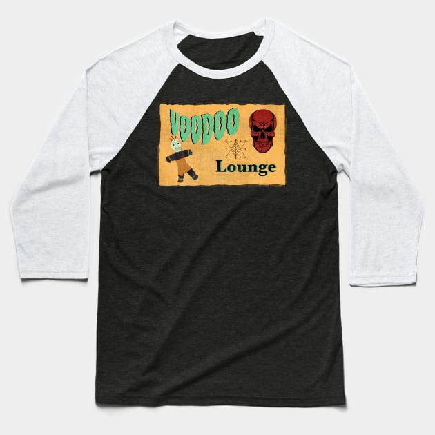 Voodoo Lounge Baseball T-Shirt by IcarusPoe